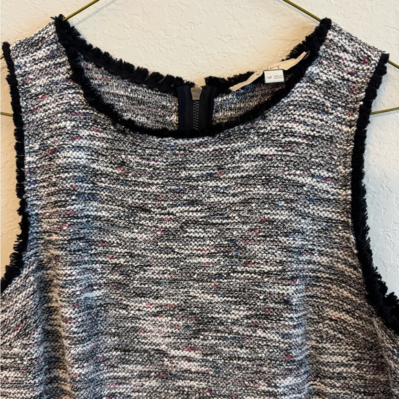 LOFT Multicolor Tweed Shift Dress - Picture 5 of 5